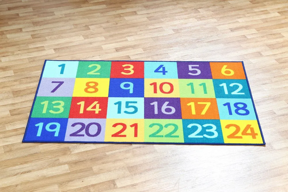 1-24 Numbers 1.5x1m Carpet