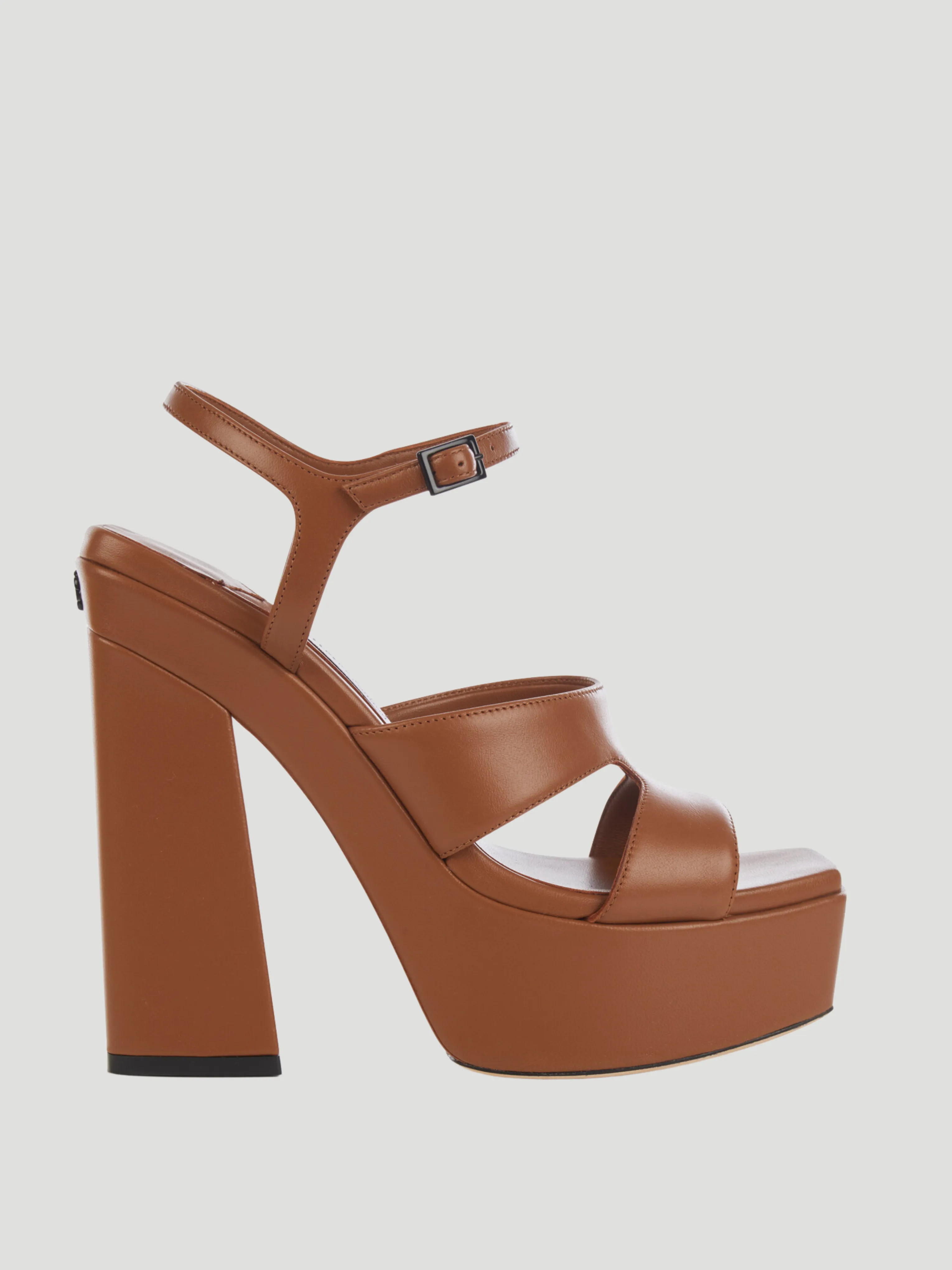 140mm Ellison Leather Platform Sandal