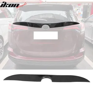 2016-2018 Toyota Rav4 IKON Gloss Black Rear Trunk Spoiler Lip ABS