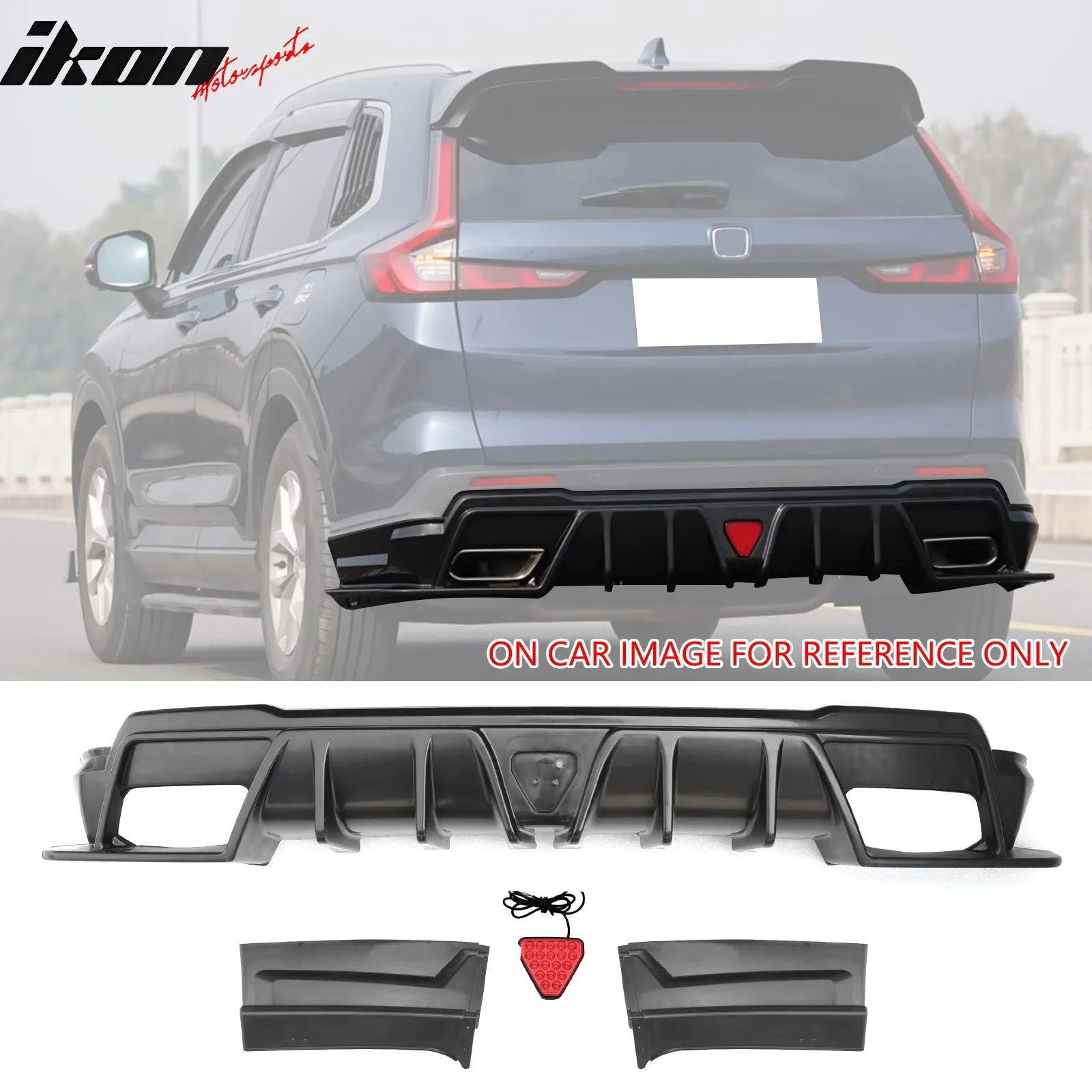 2023-2025 Honda CR-V Rear Diffuser Lip W/ LED PP