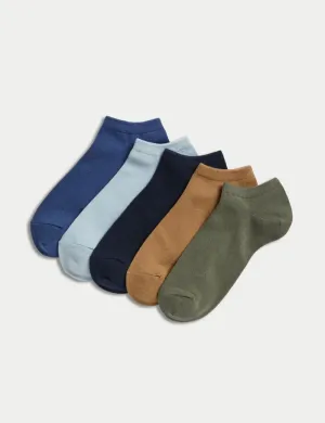 5pk Cool & Fresh� Cotton Rich Trainer Socks