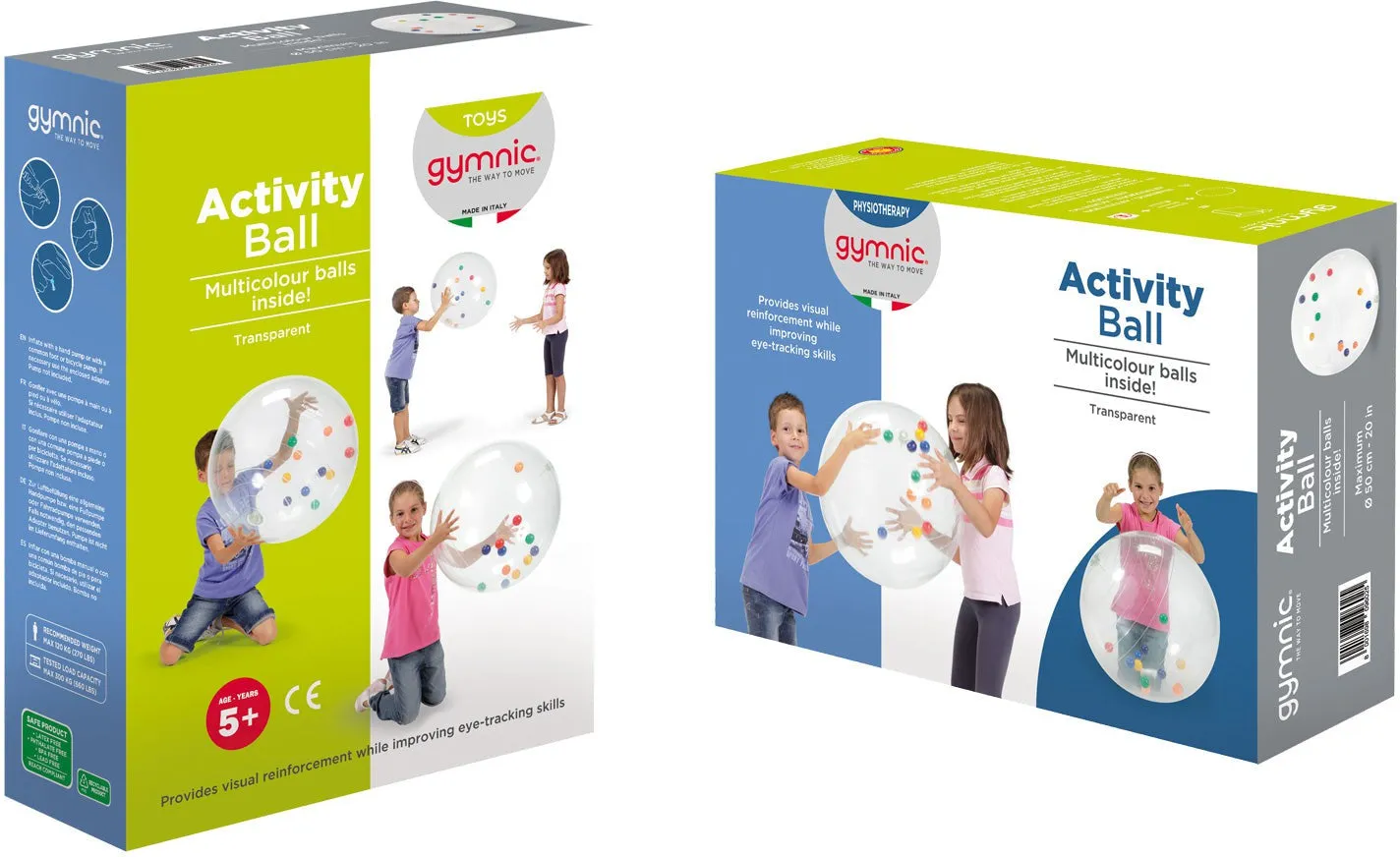 Activity Ball with Colourful Bouncy Balls