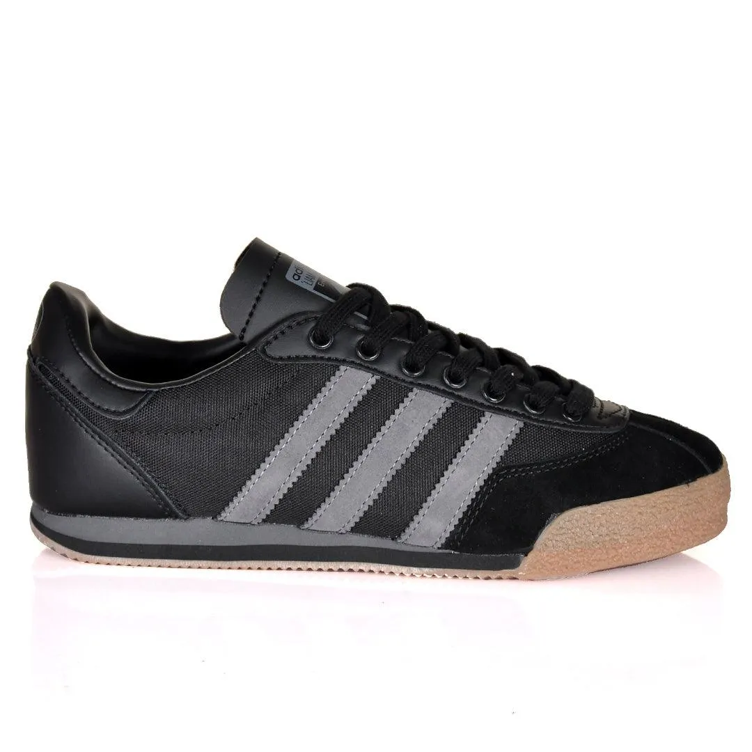 AD Samba OG 3 Stripes Low Sneakers- Black Brown