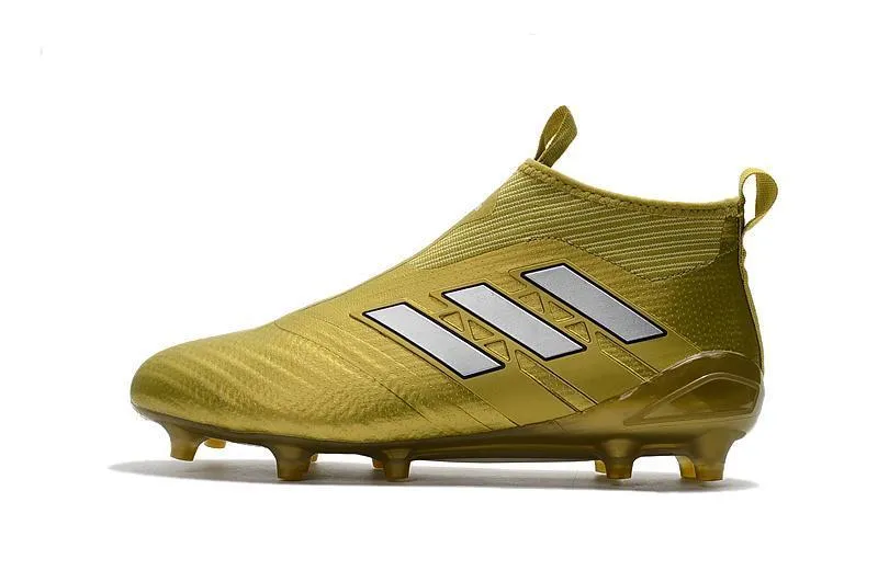 Adidas ACE PureControl FG Soccers Shoes Gold/White