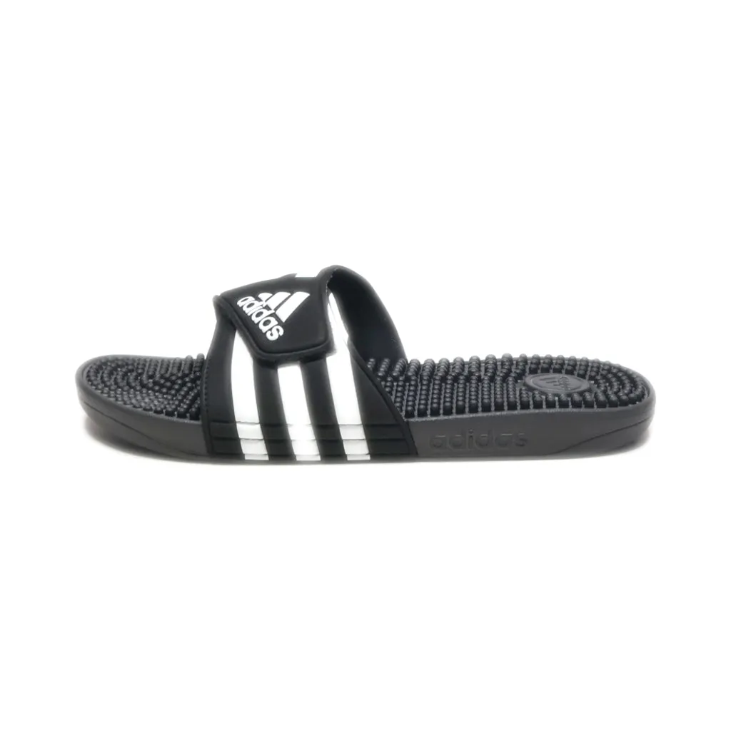 Adidas Addisage Sliders Rubber Black Colour For Men