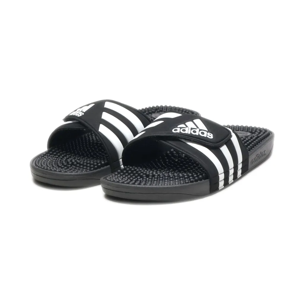 Adidas Addisage Sliders Rubber Black Colour For Men