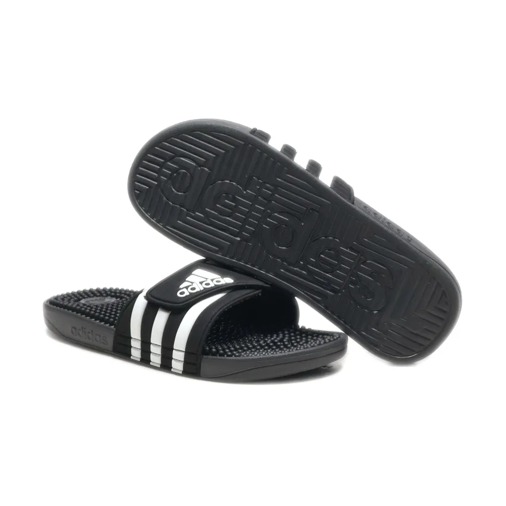 Adidas Addisage Sliders Rubber Black Colour For Men