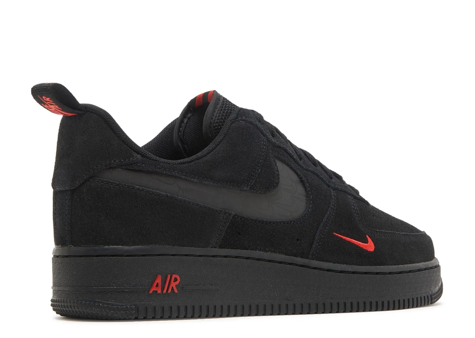 Air Force 1 Low - Multi-Swoosh Black Crimson