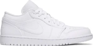 Air Jordan 1 Low Triple White sneakers, white