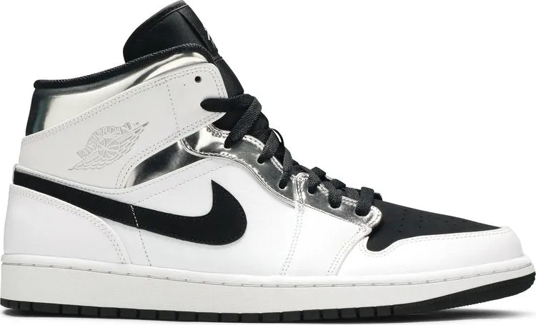 Air Jordan 1 Mid Alternate Think 16 Silver