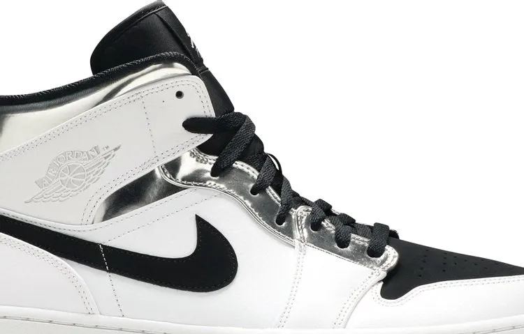 Air Jordan 1 Mid Alternate Think 16 Silver