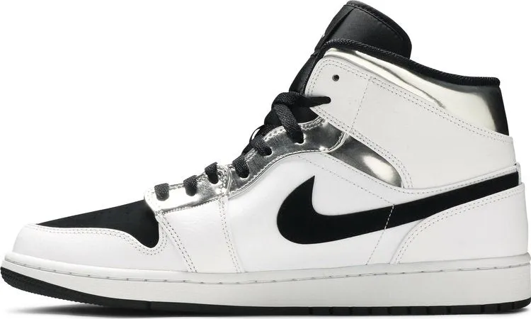 Air Jordan 1 Mid Alternate Think 16 Silver