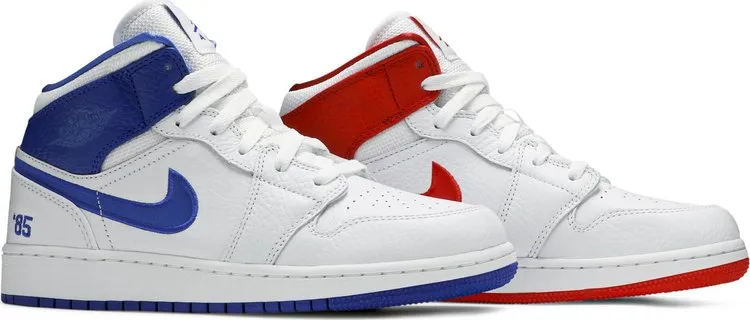 Air Jordan 1 Mid GS 85 sneakers, white