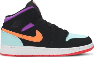 Air Jordan 1 Mid GS Candy Multicolor