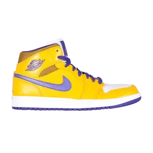 Air Jordan 1 Mid 'Lakers' Gold