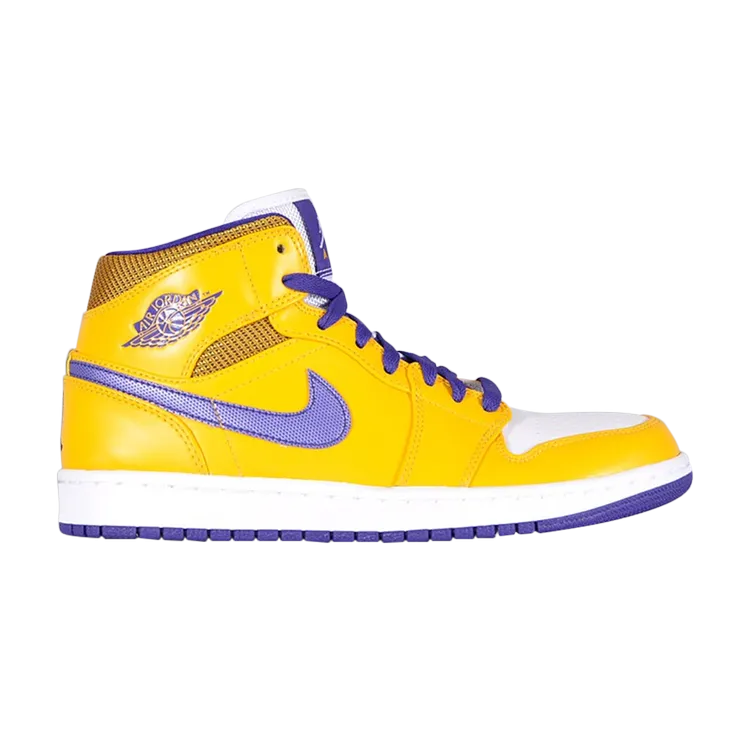 Air Jordan 1 Mid 'Lakers' Gold