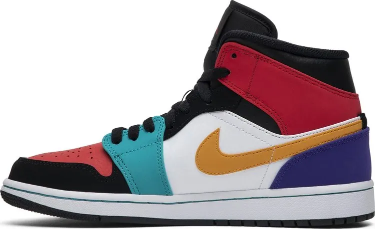 Air Jordan 1 Mid Multi-Color Sneakers