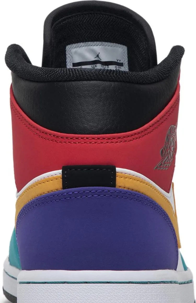 Air Jordan 1 Mid Multi-Color Sneakers