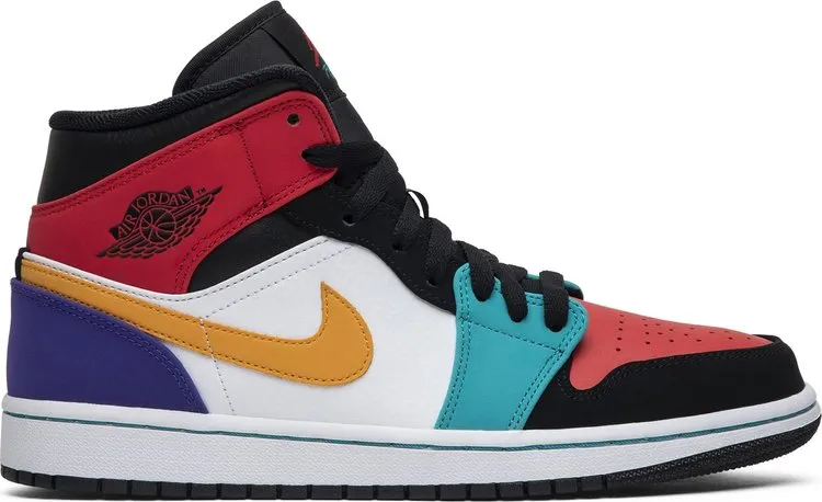 Air Jordan 1 Mid Multi-Color Sneakers