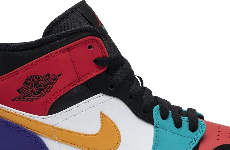 Air Jordan 1 Mid Multi-Color Sneakers