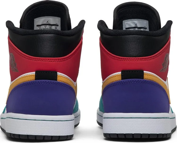 Air Jordan 1 Mid Multi-Color Sneakers