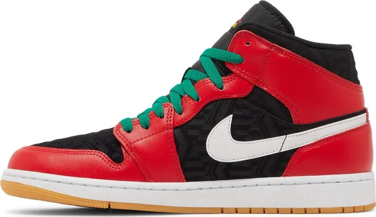 Air Jordan 1 Mid SE Christmas sneakers, black