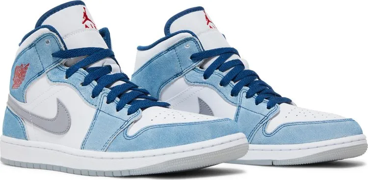 Air Jordan 1 Mid SE French Blue sneakers, blue