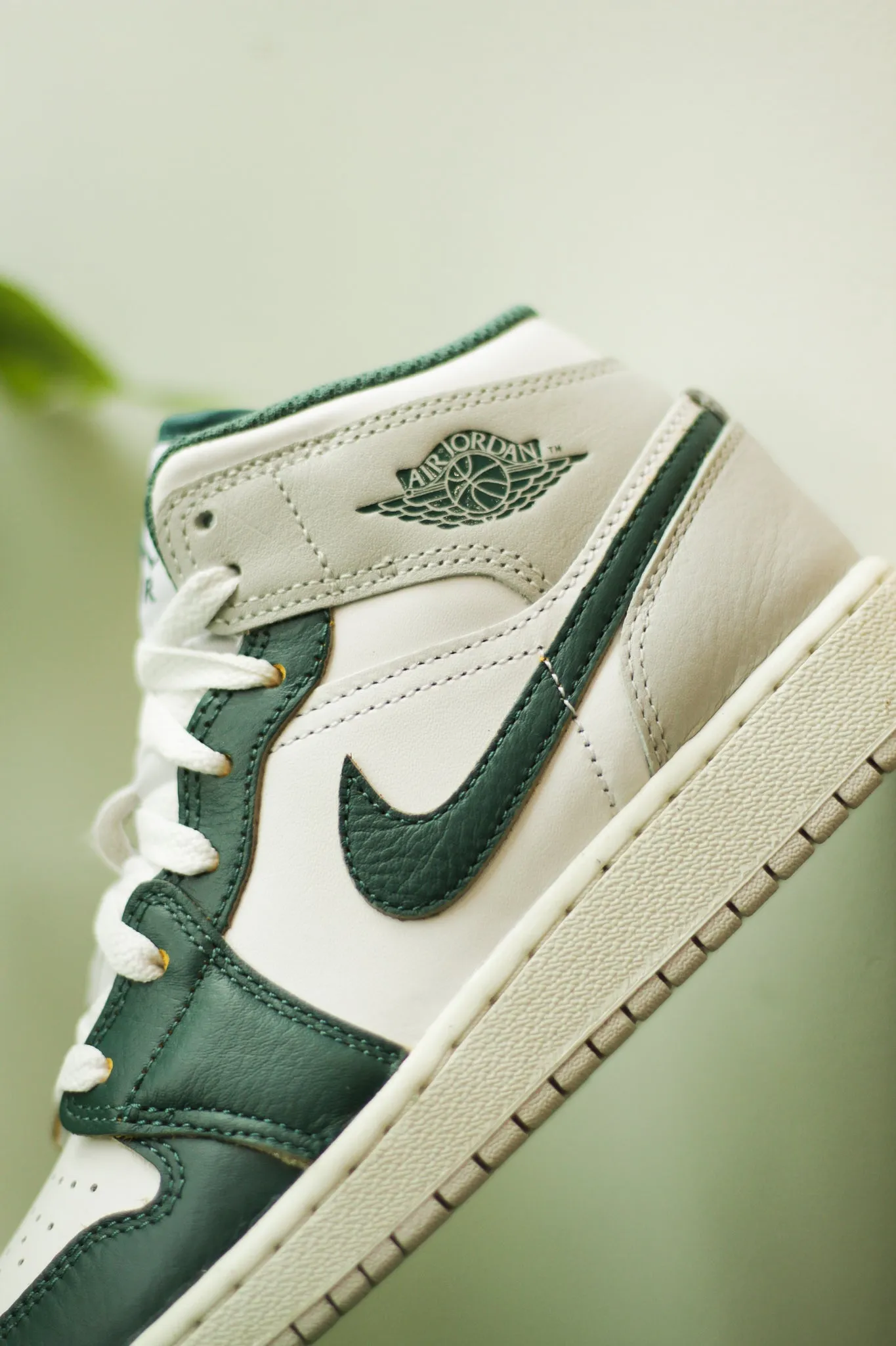 AIR JORDAN 1 MID SE (GS) "OXIDIZED GREEN"