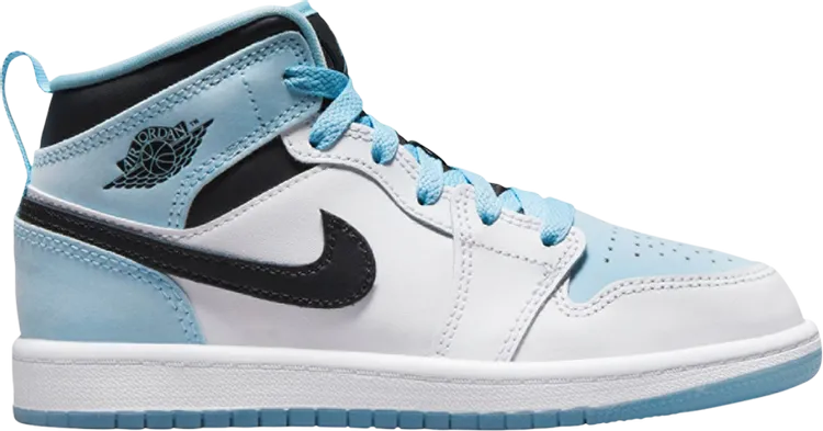 Air Jordan 1 Mid SE PS White Ice Blue