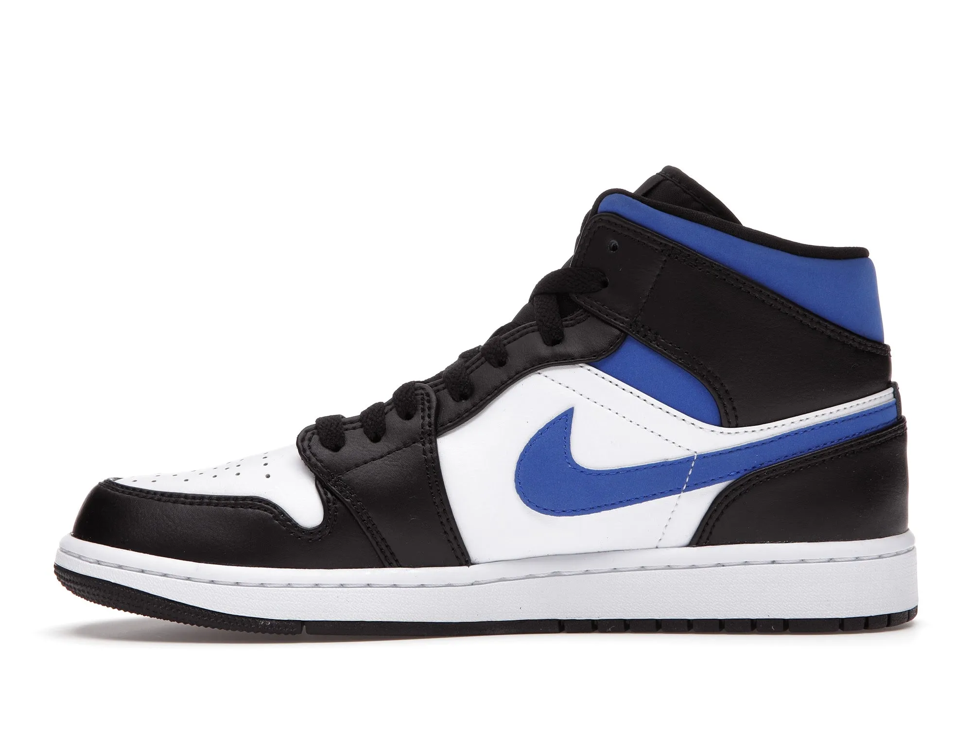 Air Jordan 1 Mid White Black "Racer Blue"