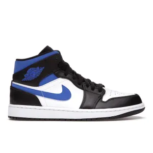 Air Jordan 1 Mid White Black "Racer Blue"