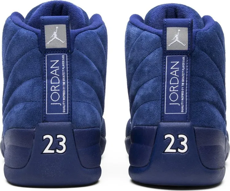 Air Jordan 12 Retro Deep Royal Sneakers, Blue