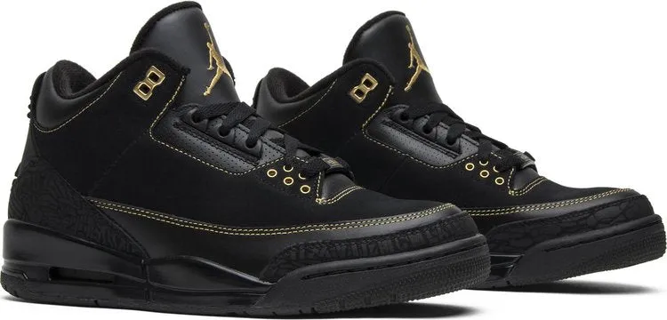 Air Jordan 3 Black History Month Sneakers, black