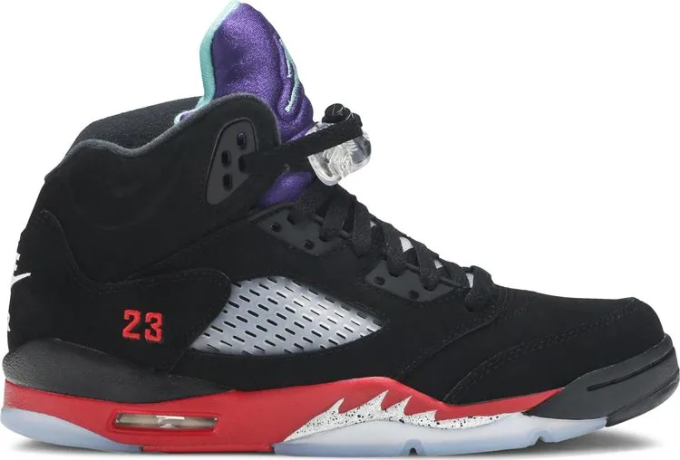 Air Jordan 5 Retro GS Top 3 sneakers, black