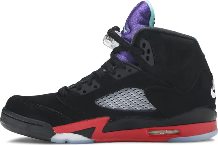 Air Jordan 5 Retro GS Top 3 sneakers, black