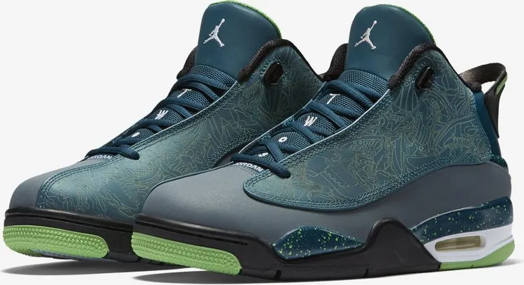 Air Jordan Dub Zero Teal, green