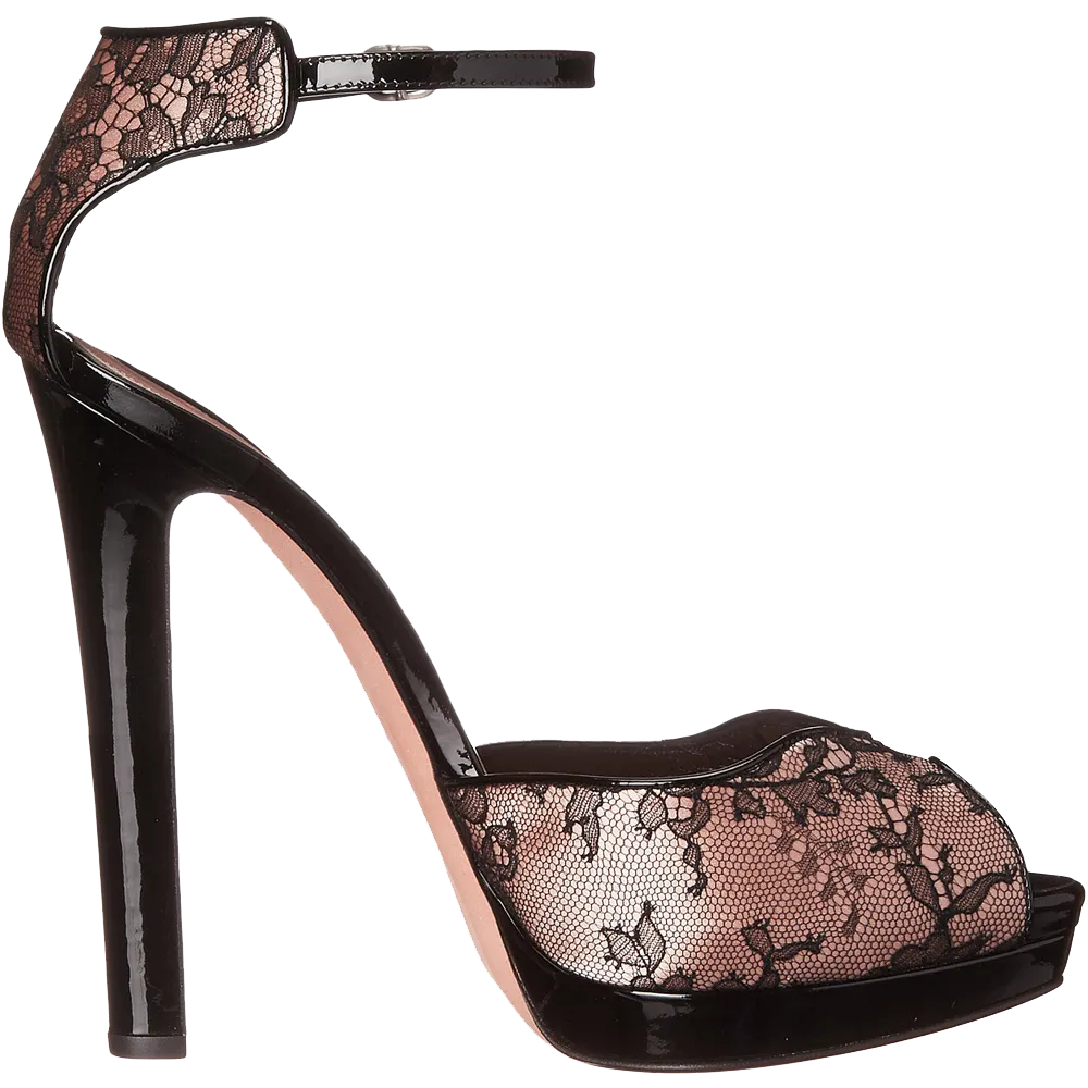 Alexander Mcqueen Sandal Tessu S.Cuoio