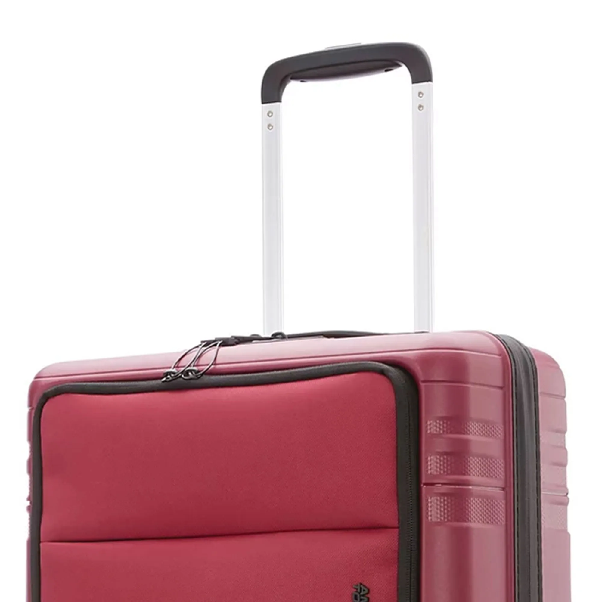 American Tourister Apex DLX Hard-shell Compact Carry On Suitcase, Red (Used)