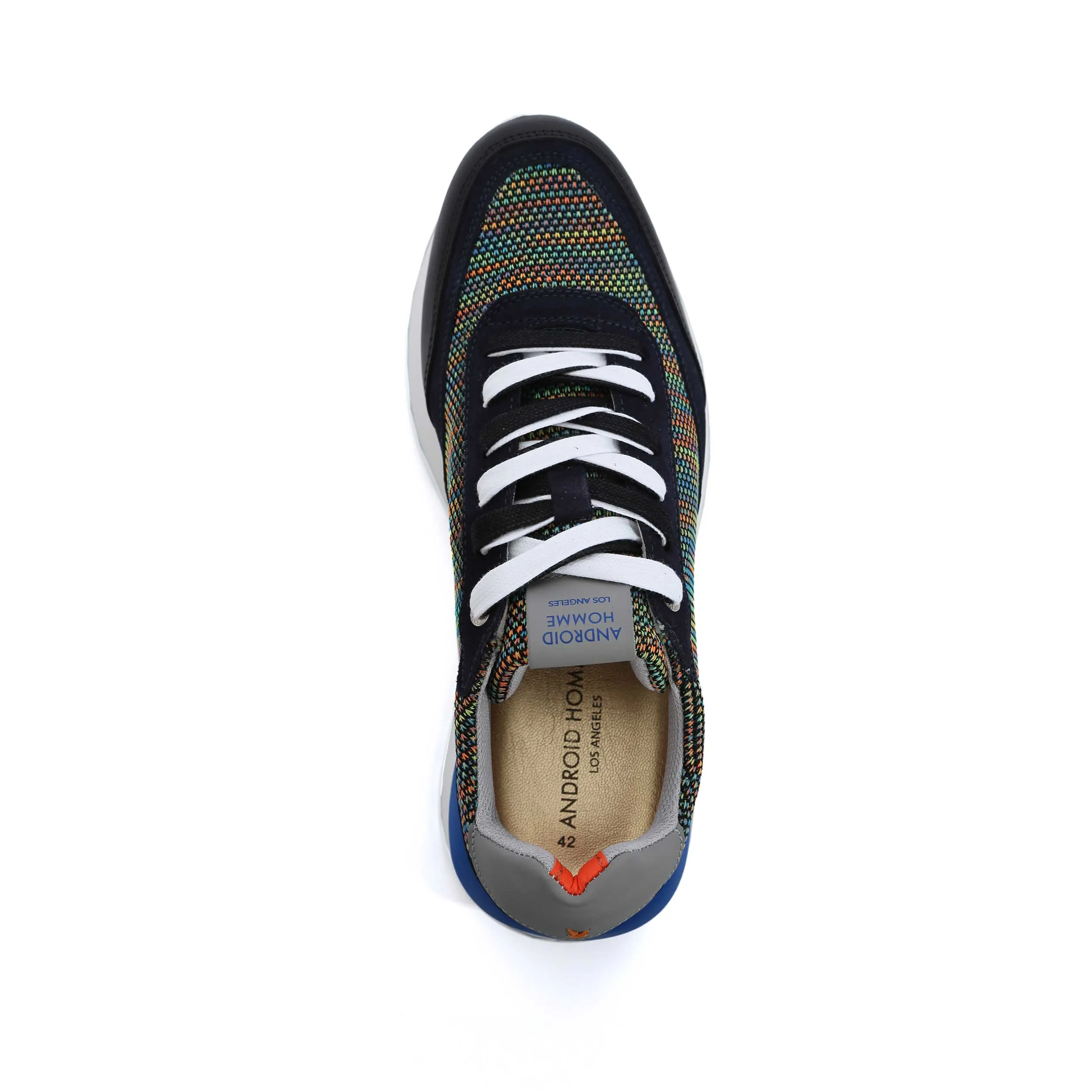 Android Homme Marina Del Ray Trainer in Navy Multi Knit