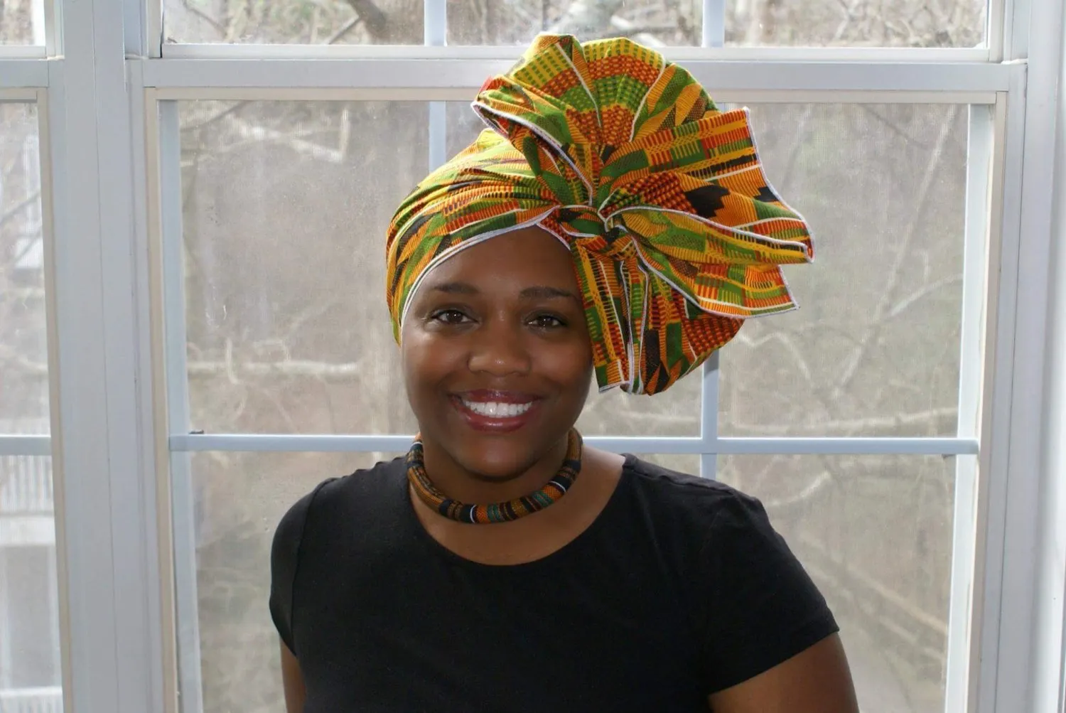 Angolan Red African Head Wrap