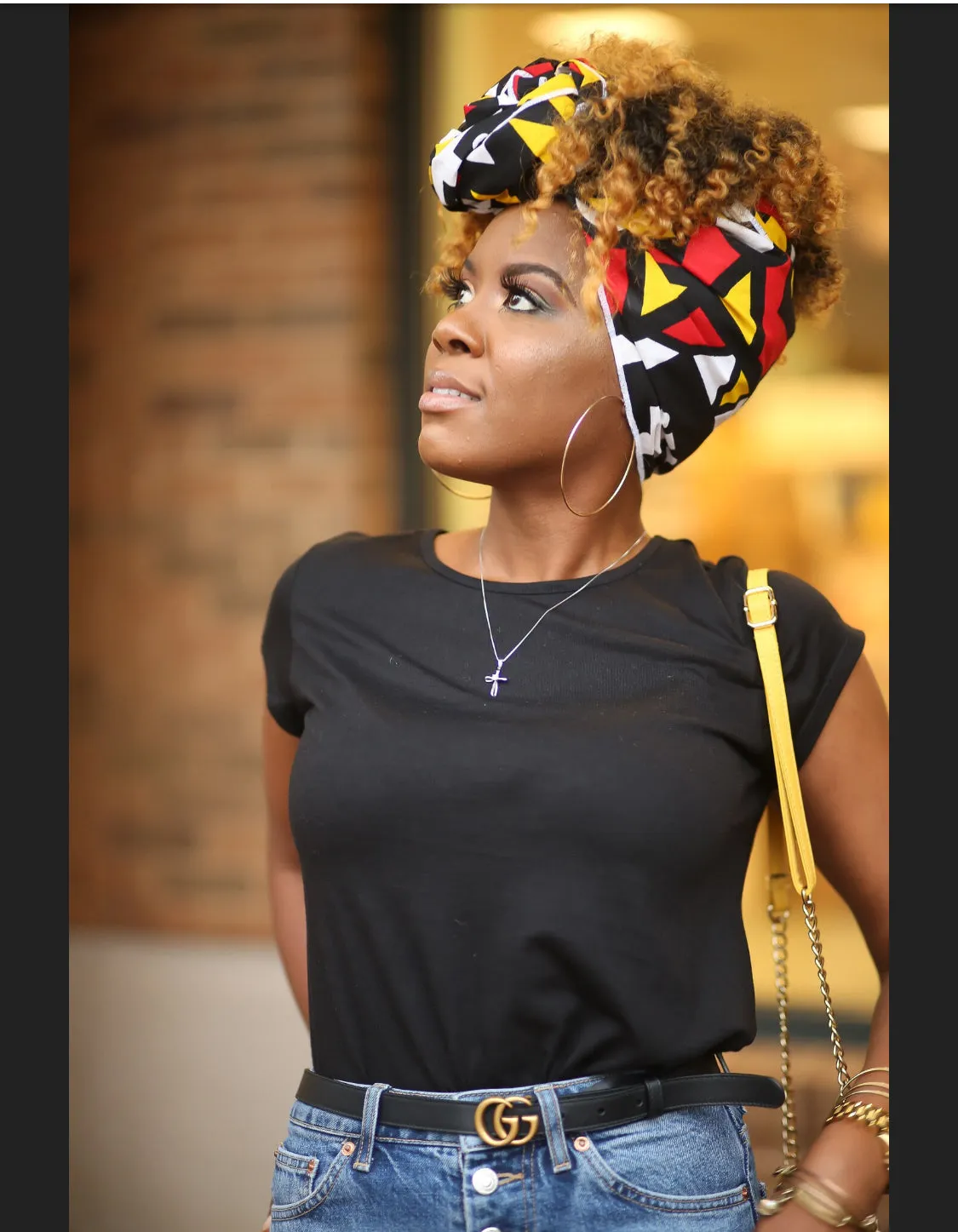 Angolan Red African Head Wrap