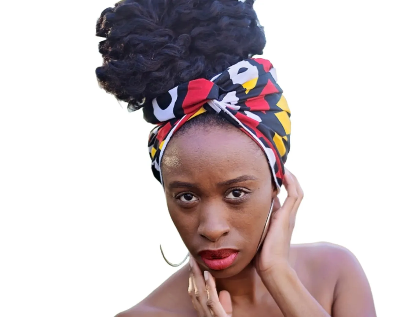 Angolan Red African Head Wrap