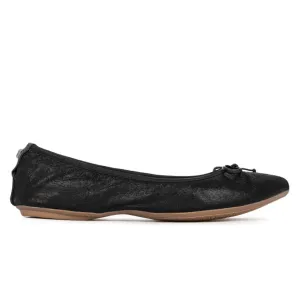 ANNIE Ballet Flat Shoes - Black