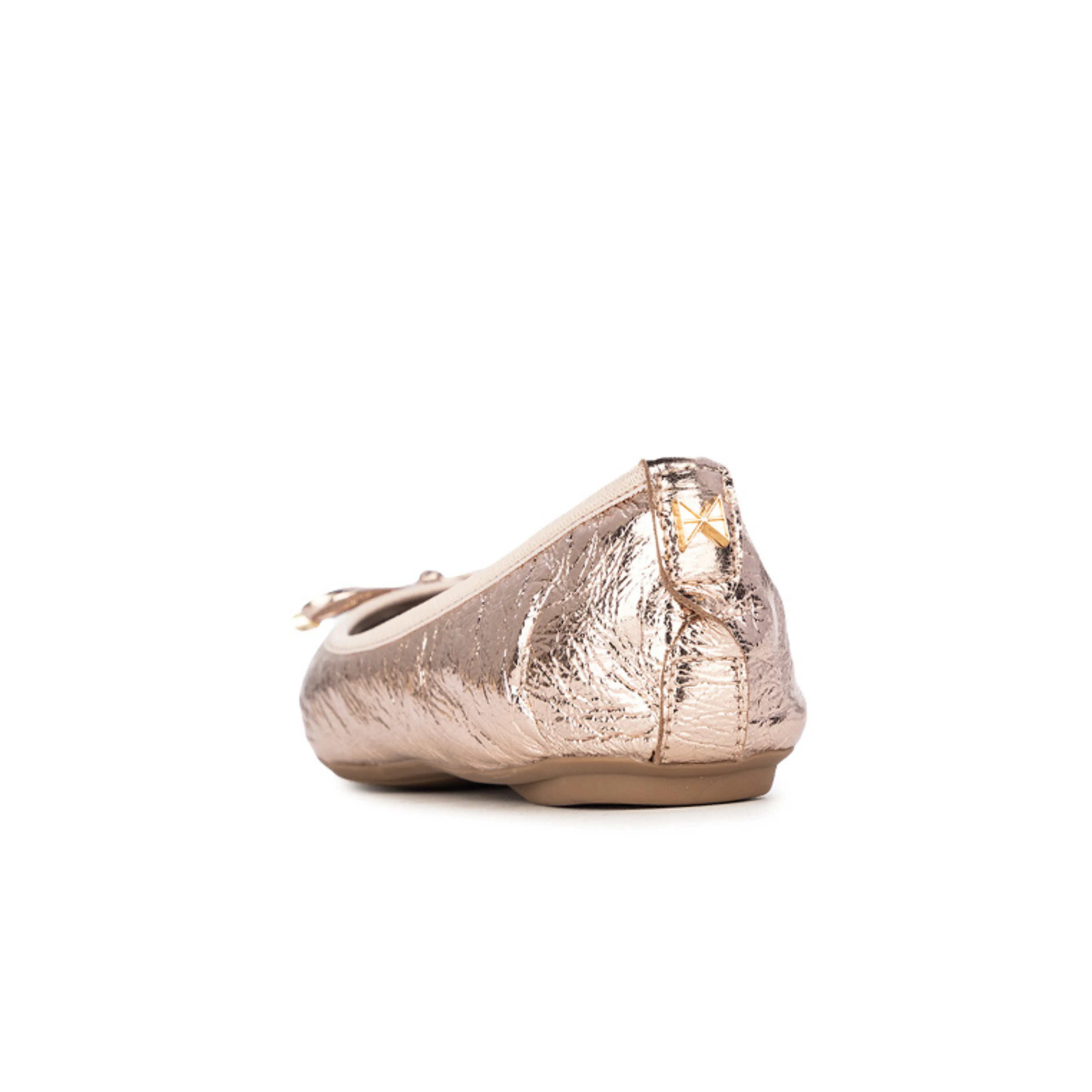 ANNIE Ballet Flat Shoes - Gold