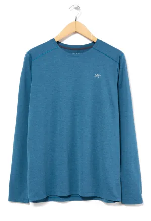 Arc'teryx Men's Cormac Long Sleeve Crew Neck T-Shirt - Serene Heather