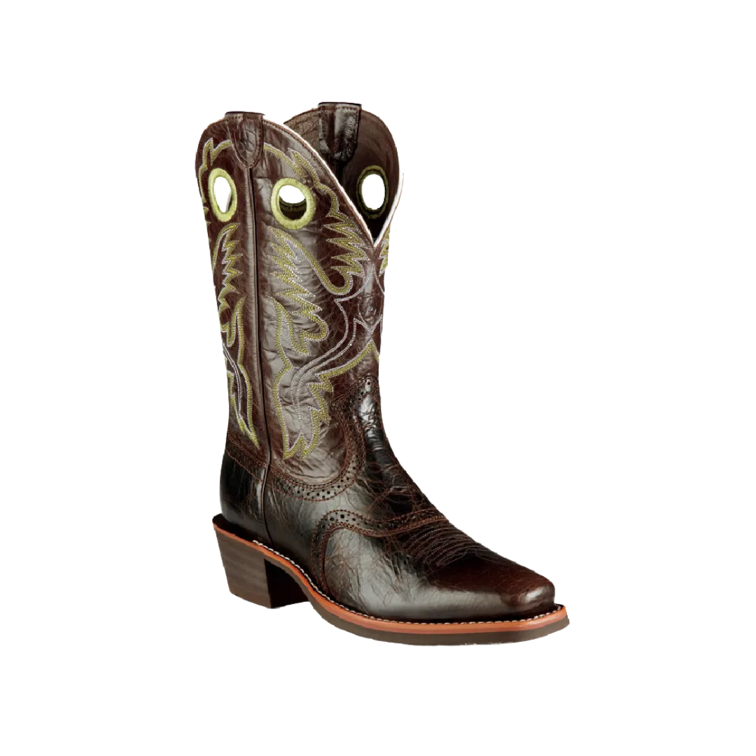 Ariat Men's Heritage Roughstock Thunder Brown Boot