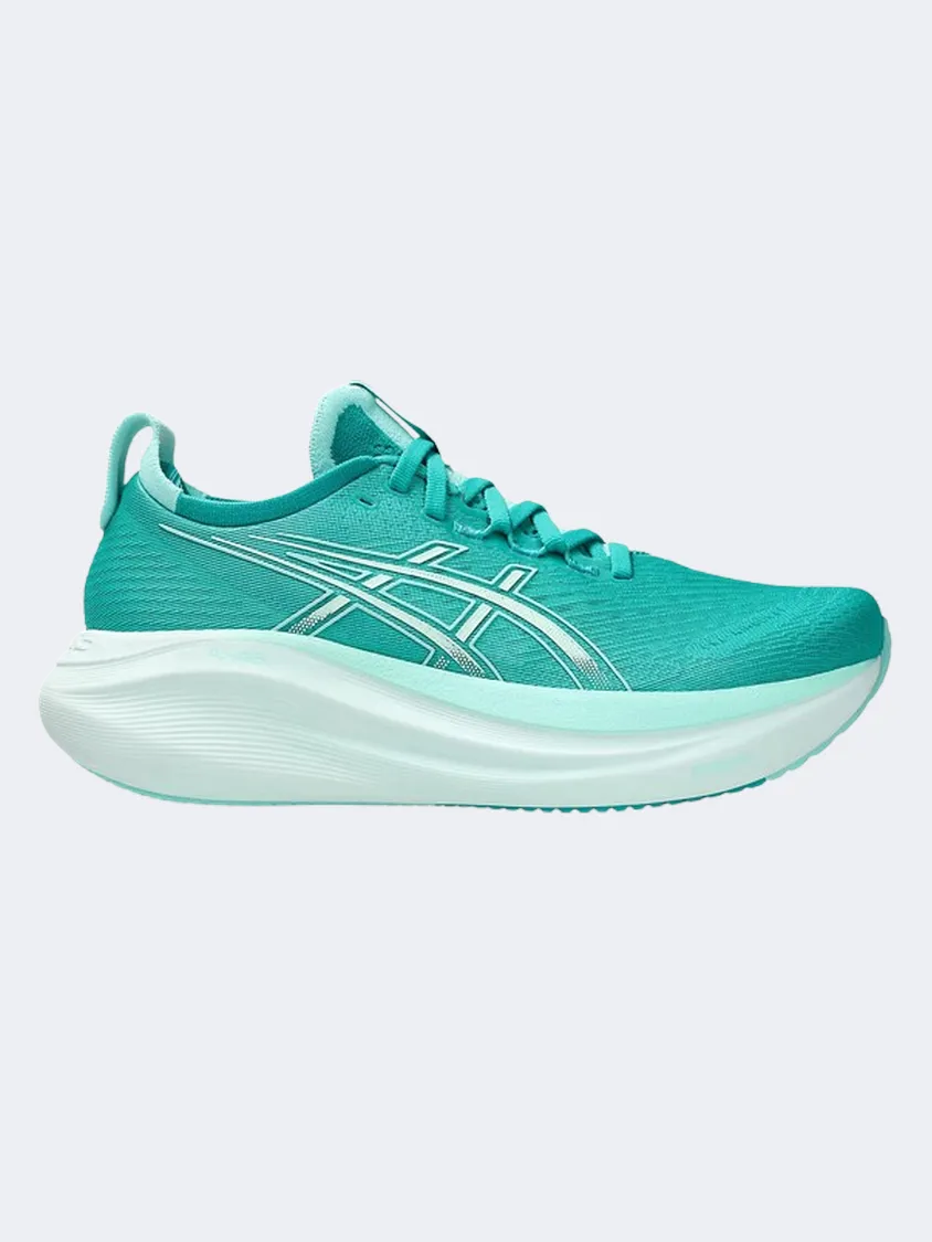 Asics Gel Nimbus 27 Women Running Sneakers Wave Teal/Mint