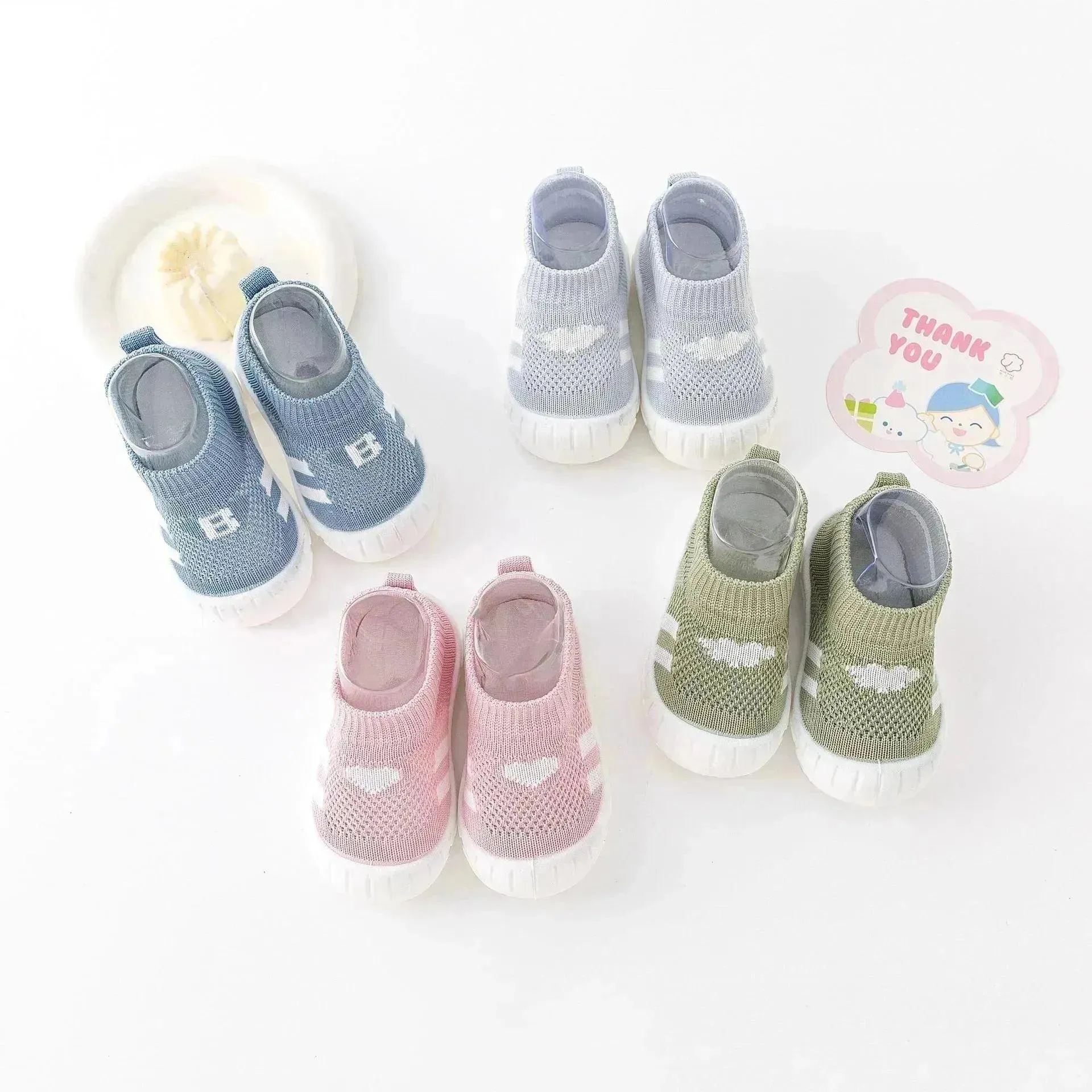 Baby Cartoon Lightweight Non-slip Floor Shoes