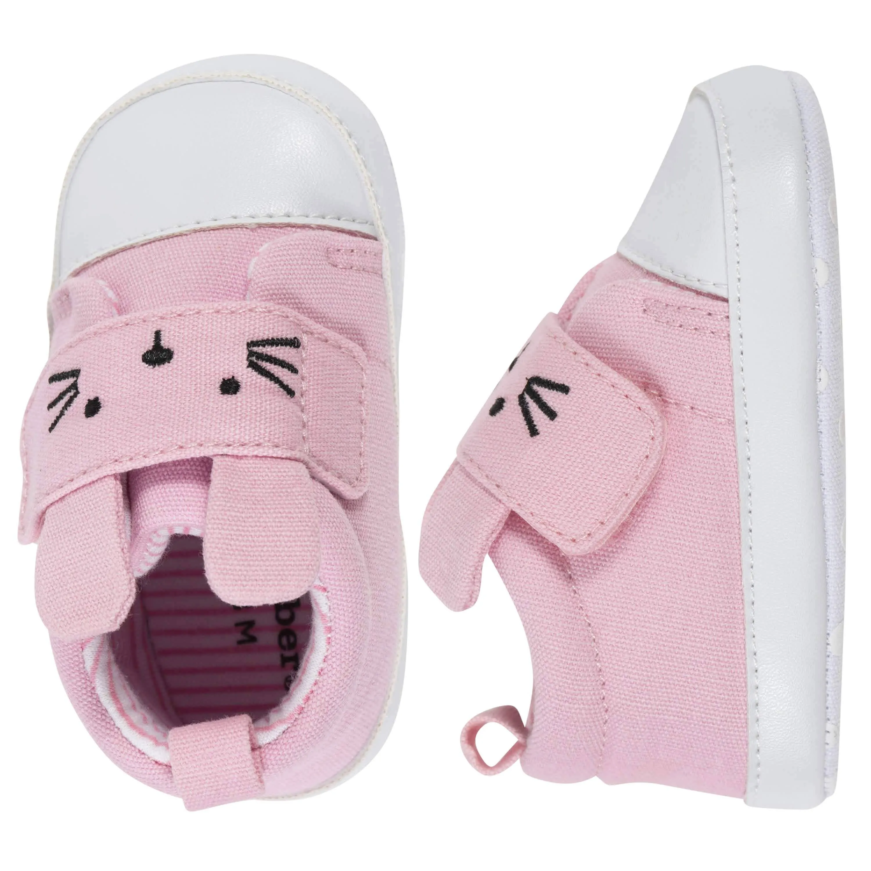 Baby Girls Pink Bunny Shoes