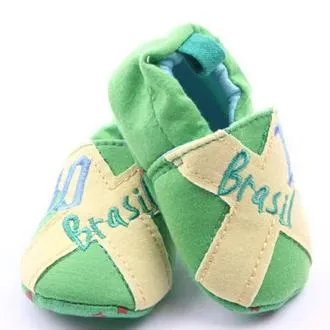 Baby Prewalker Anti-Skid Shoes - Brasil Soccer